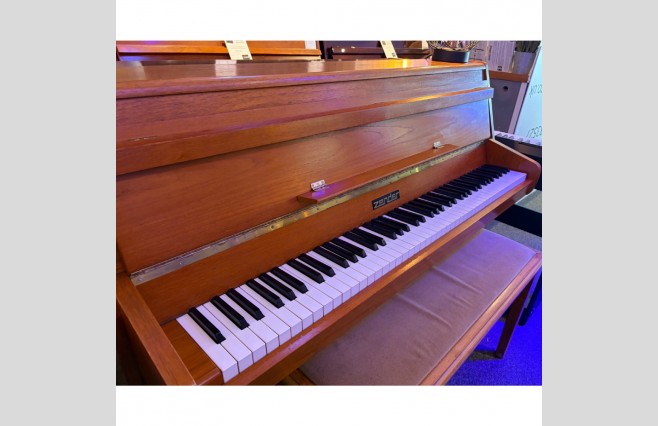 Zender Satin Teak Upright Piano, Used Trade Price Bargain (SN:158260) - Image 4